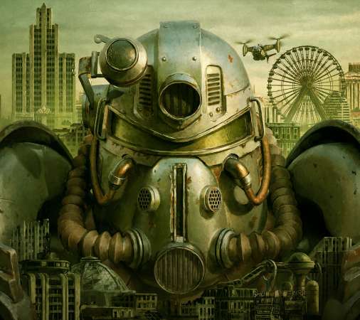 Fallout 76: Atlantic City Boardwalk Paradise Mobile Horizontal wallpaper or background