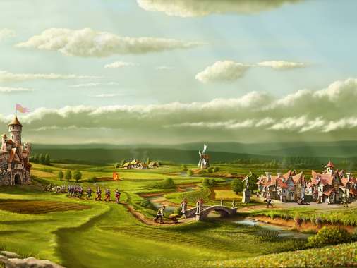 The Settlers Online Mobile Horizontal wallpaper or background
