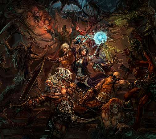 Diablo 3 Fan Art Mobile Horizontal wallpaper or background