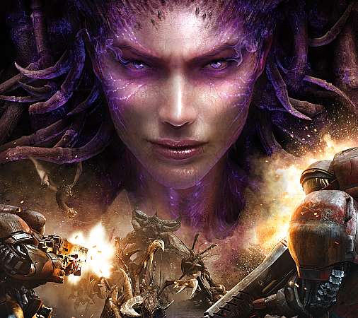 StarCraft 2: Heart of the Swarm Mobile Horizontal wallpaper or background
