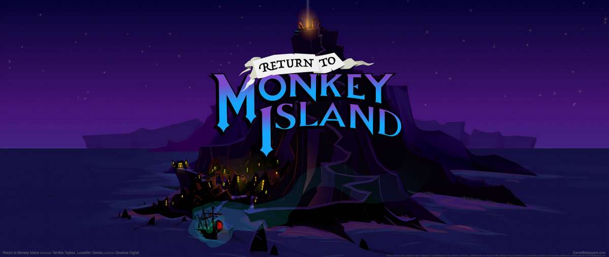 Return to Monkey Island ultrawide wallpaper or background 02