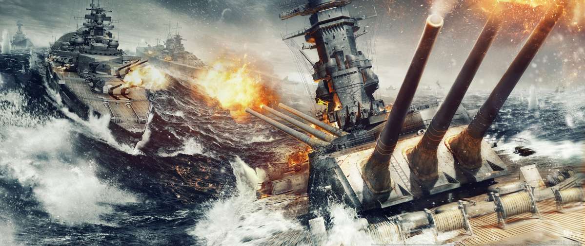 World of Warships ultrawide wallpaper or background 02