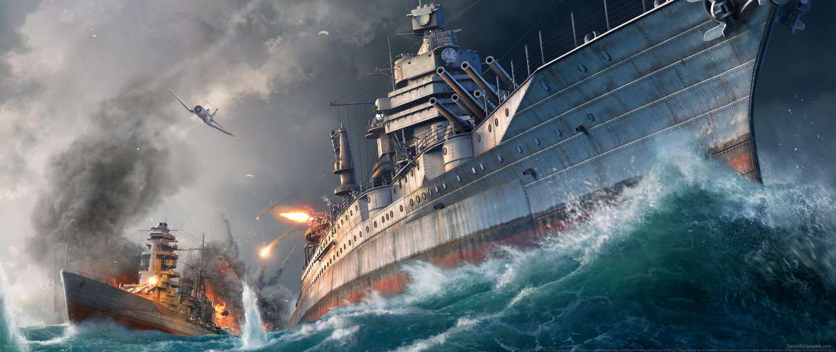 World of Warships ultrawide wallpaper or background 05
