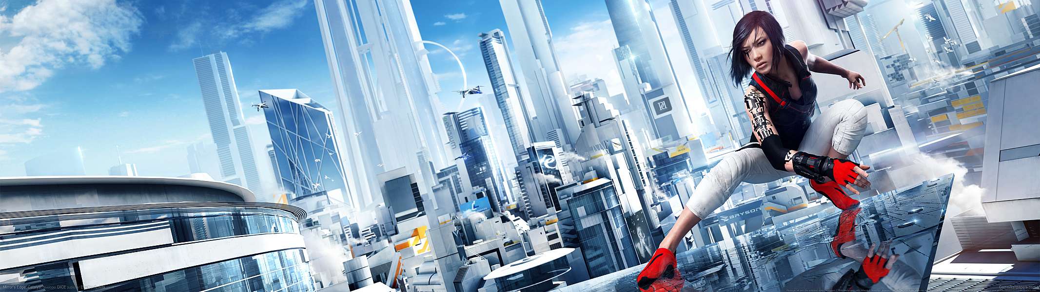 Mirror's Edge: Catalyst dual screen wallpaper or background