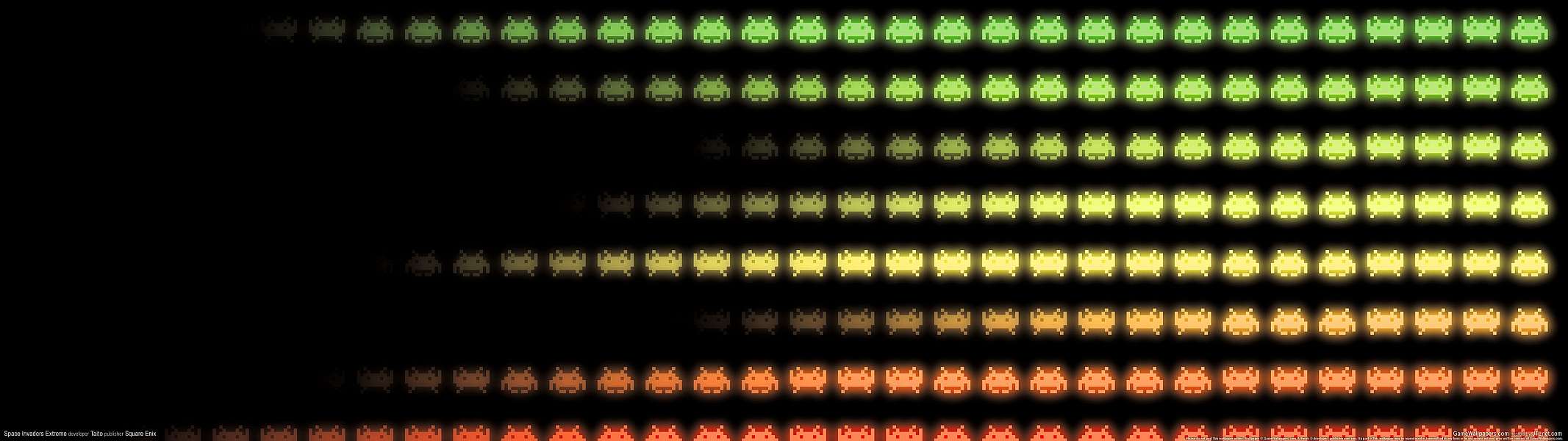 Space Invaders Extreme dual screen wallpaper or background