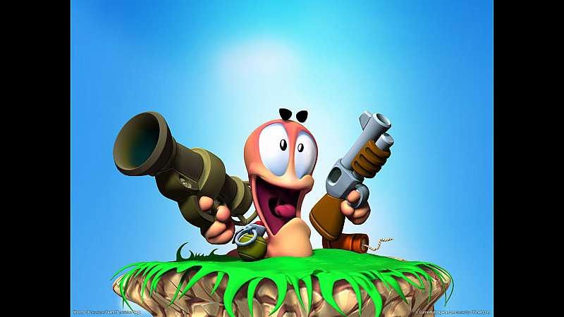 Worms 3D wallpaper or background