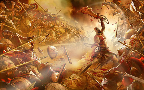 wallpaper god. God of War 2 wallpapers - GameWallpapers.com