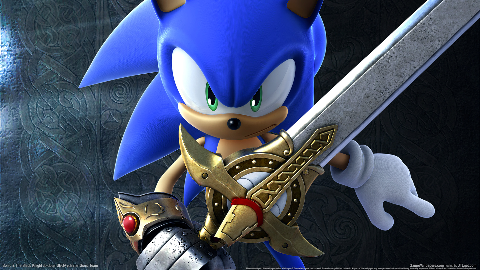 Sonic The Black Knight Wallpaper 01 19x1080