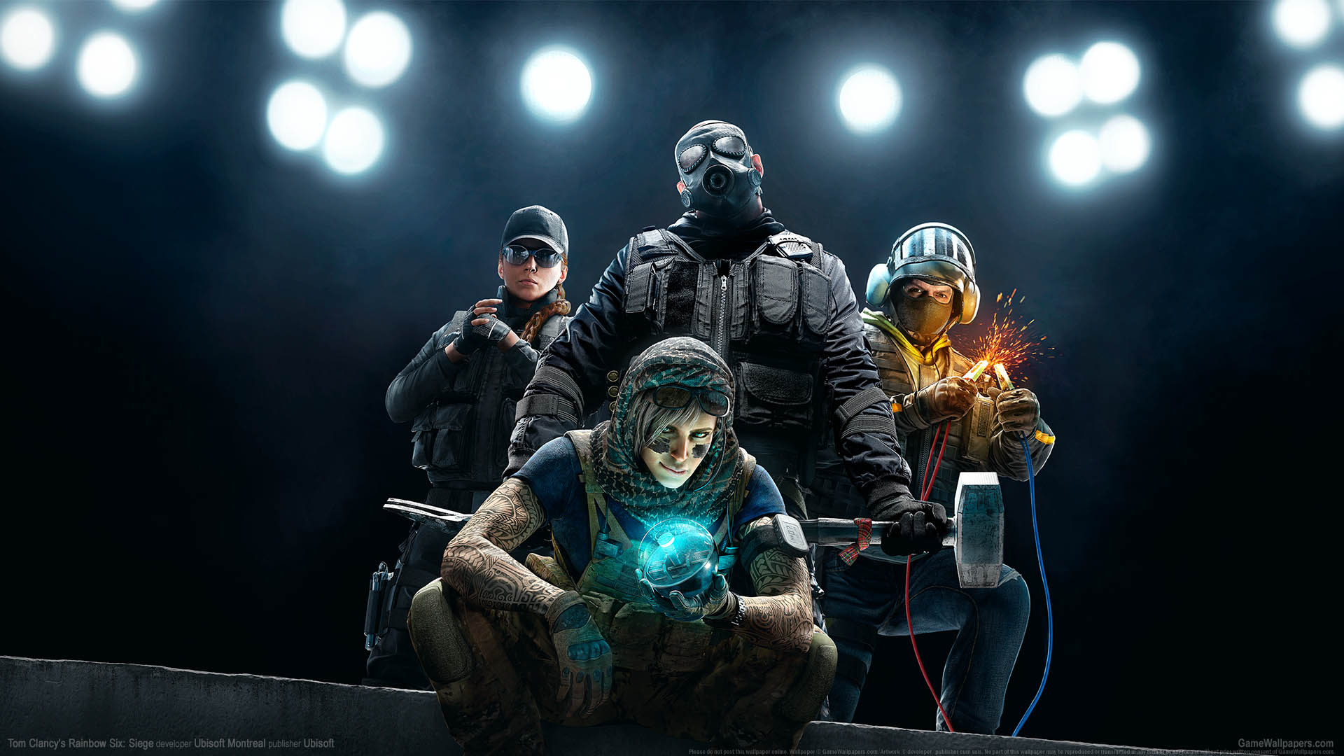 Download wallpaper Ubisoft, Rainbow Six, Tom clancy's rainbow six