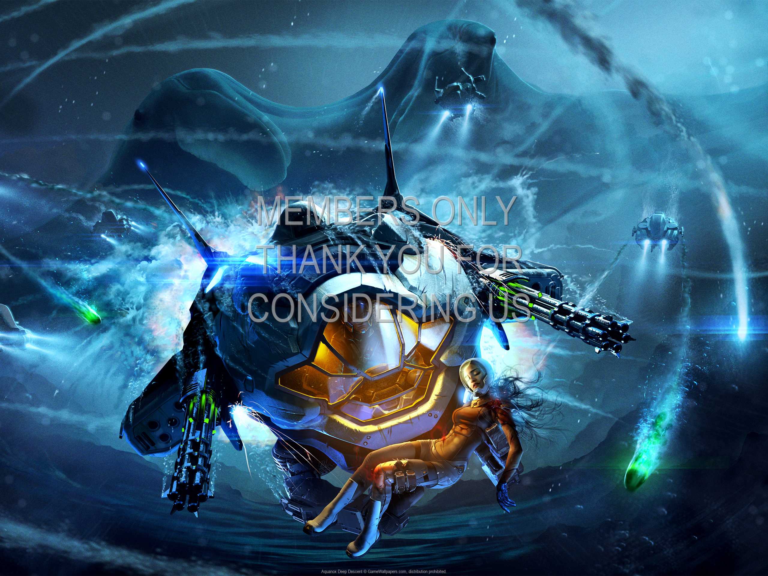 Aquanox: Deep Descent 1080p Horizontal Handy Hintergrundbild 01