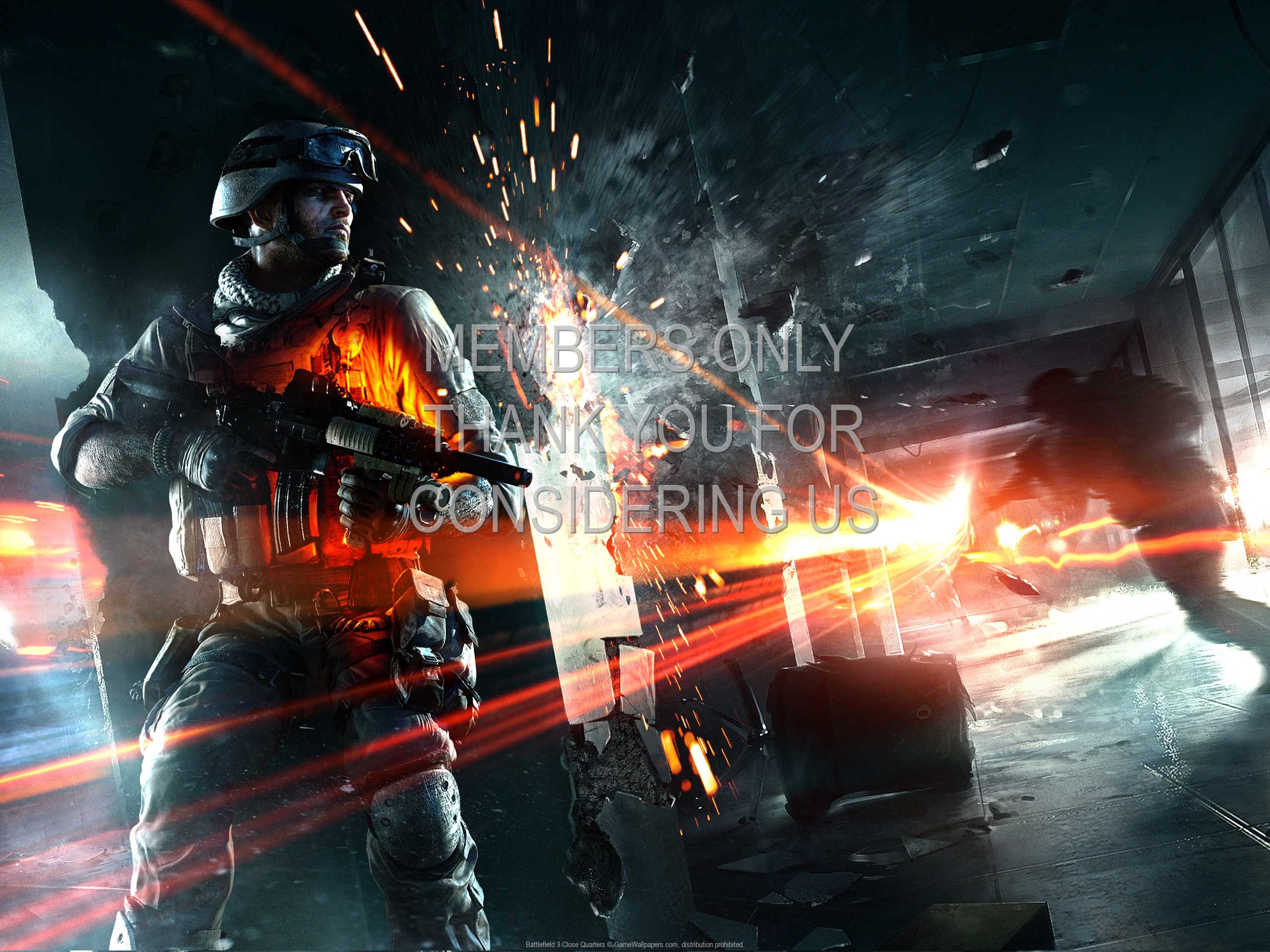 Battlefield 3: Close Quarters 1080p Horizontal Handy Hintergrundbild 01