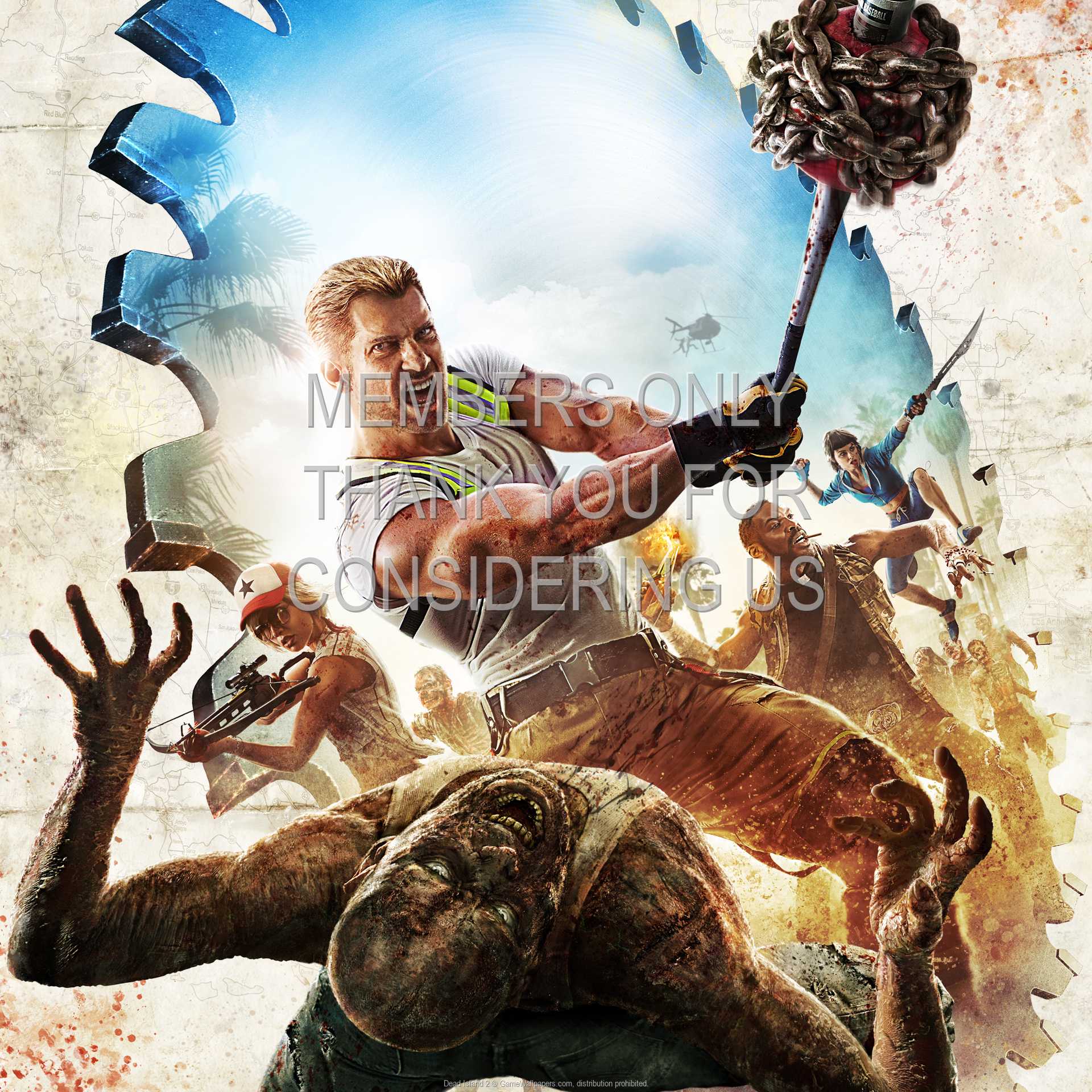 Dead Island 2 1080p%20Horizontal Mobile wallpaper or background 01