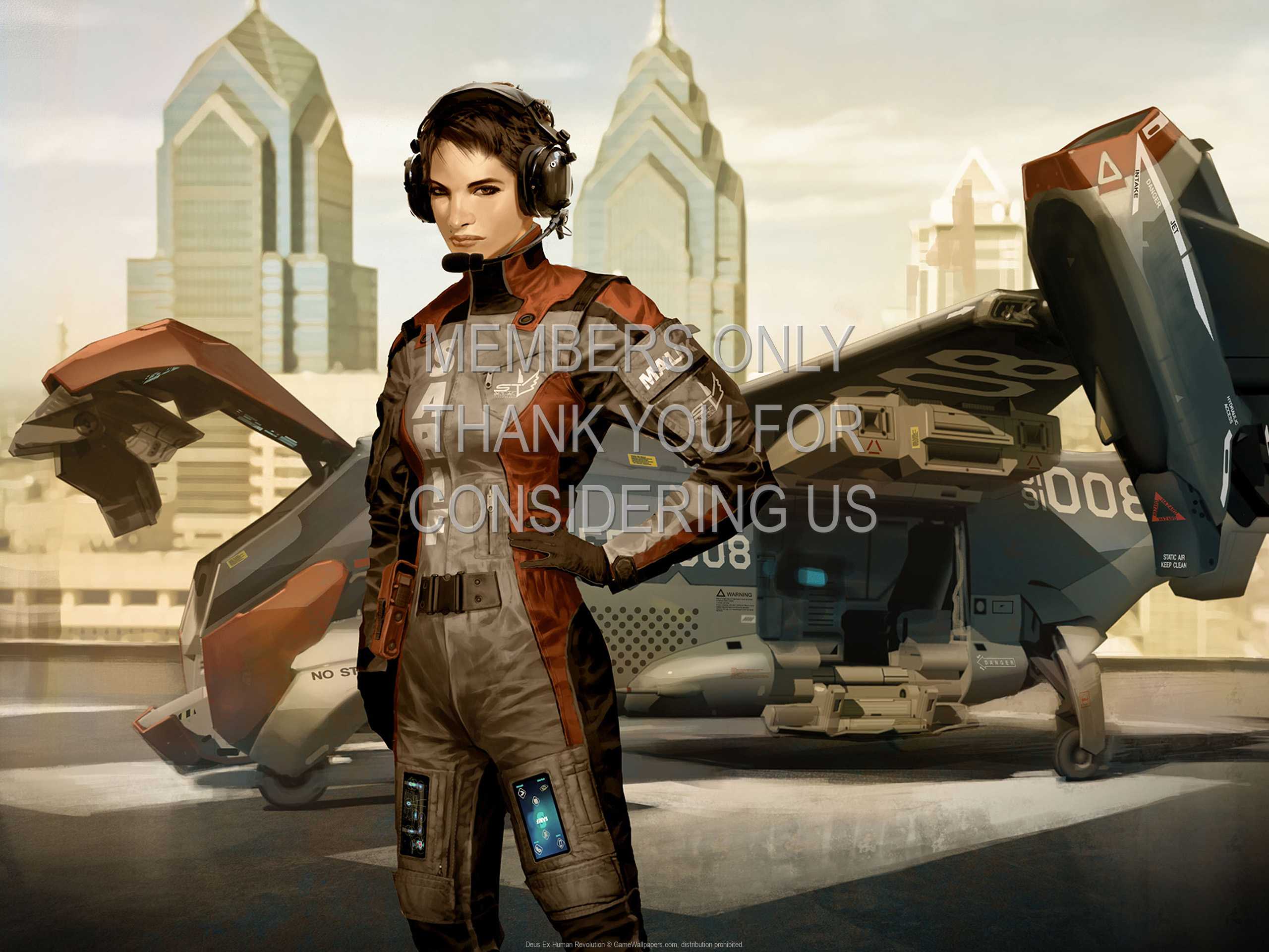 Deus Ex: Human Revolution 1080p Horizontal Handy Hintergrundbild 01