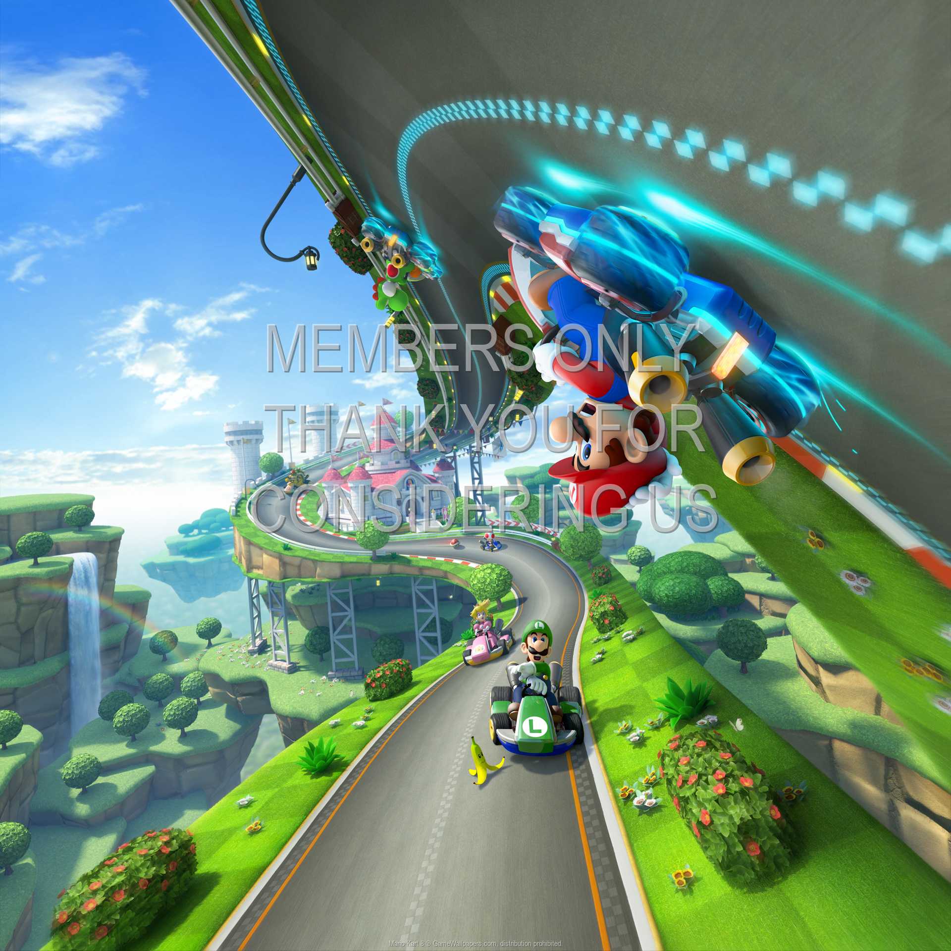 Mario Kart 8 1080p%20Horizontal Mobiele achtergrond 01