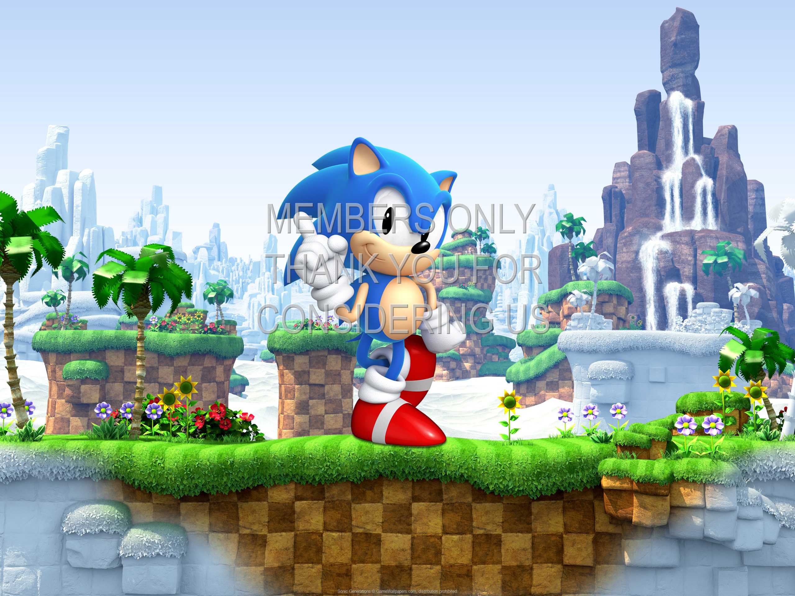 Sonic Generations 1080p Horizontal Mobile fond d'cran 01