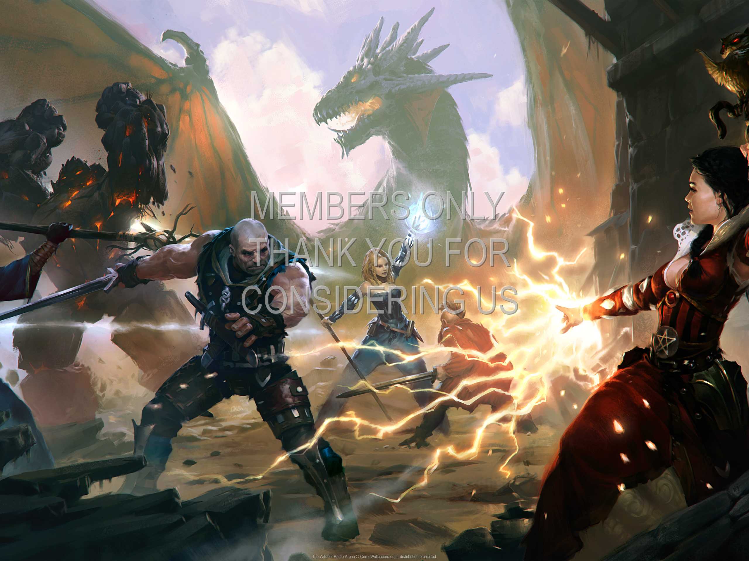 The Witcher Battle Arena 1080p%20Horizontal Handy Hintergrundbild 01