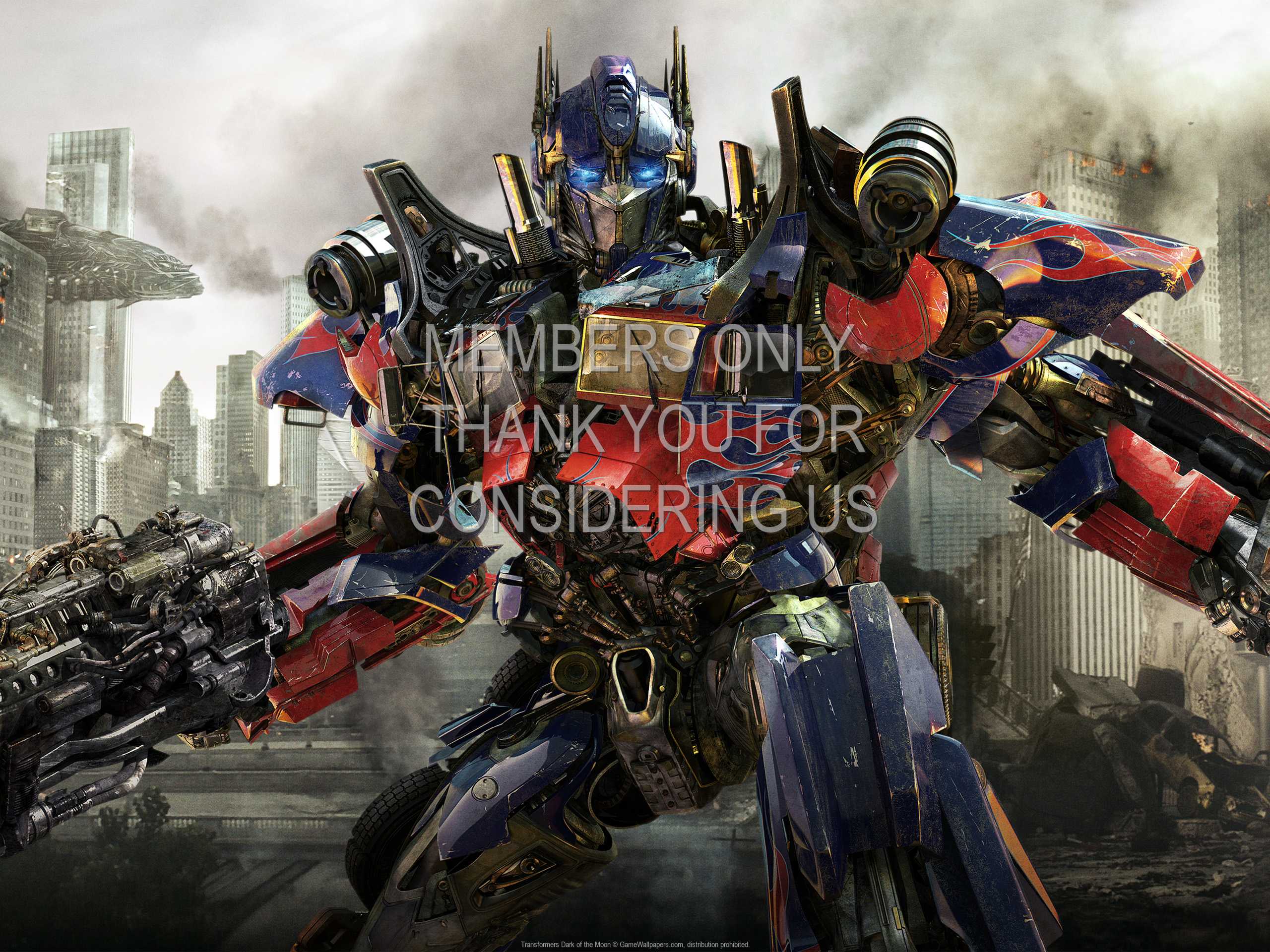 Transformers: Dark of the Moon 1080p Horizontal Mobiele achtergrond 01