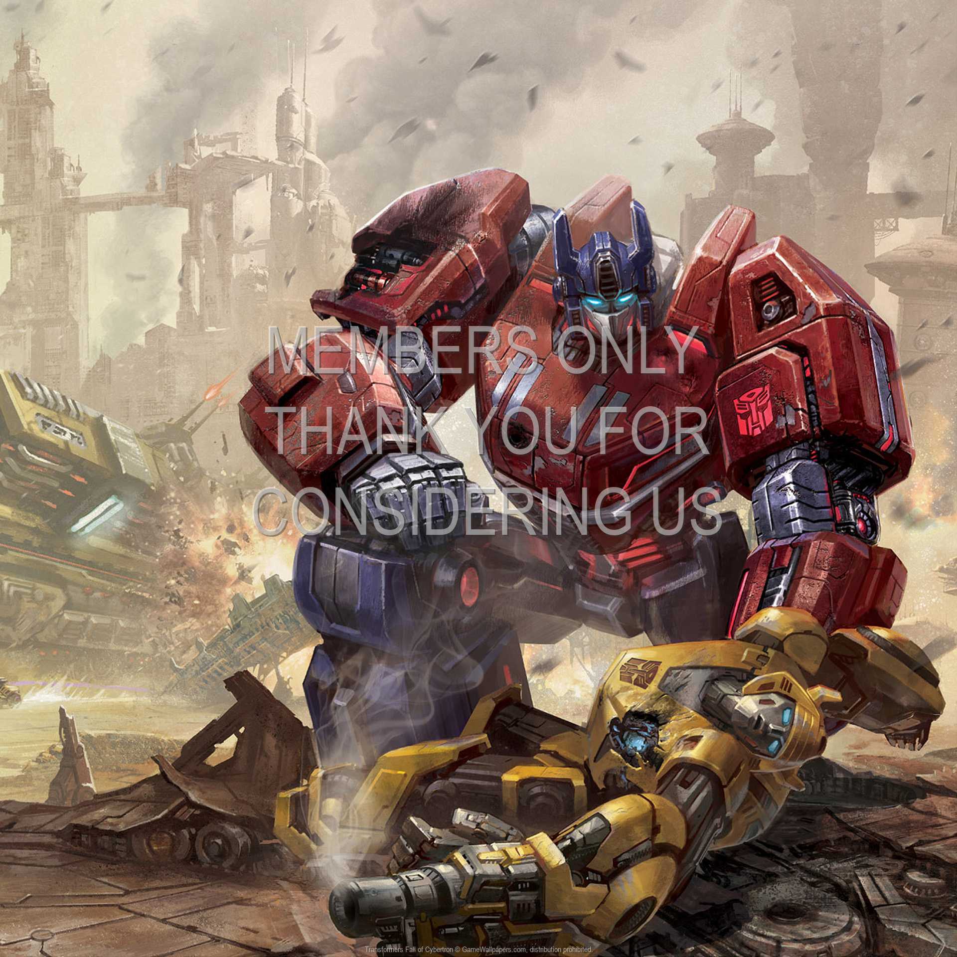 Transformers: Fall of Cybertron 1080p Horizontal Mobiele achtergrond 01