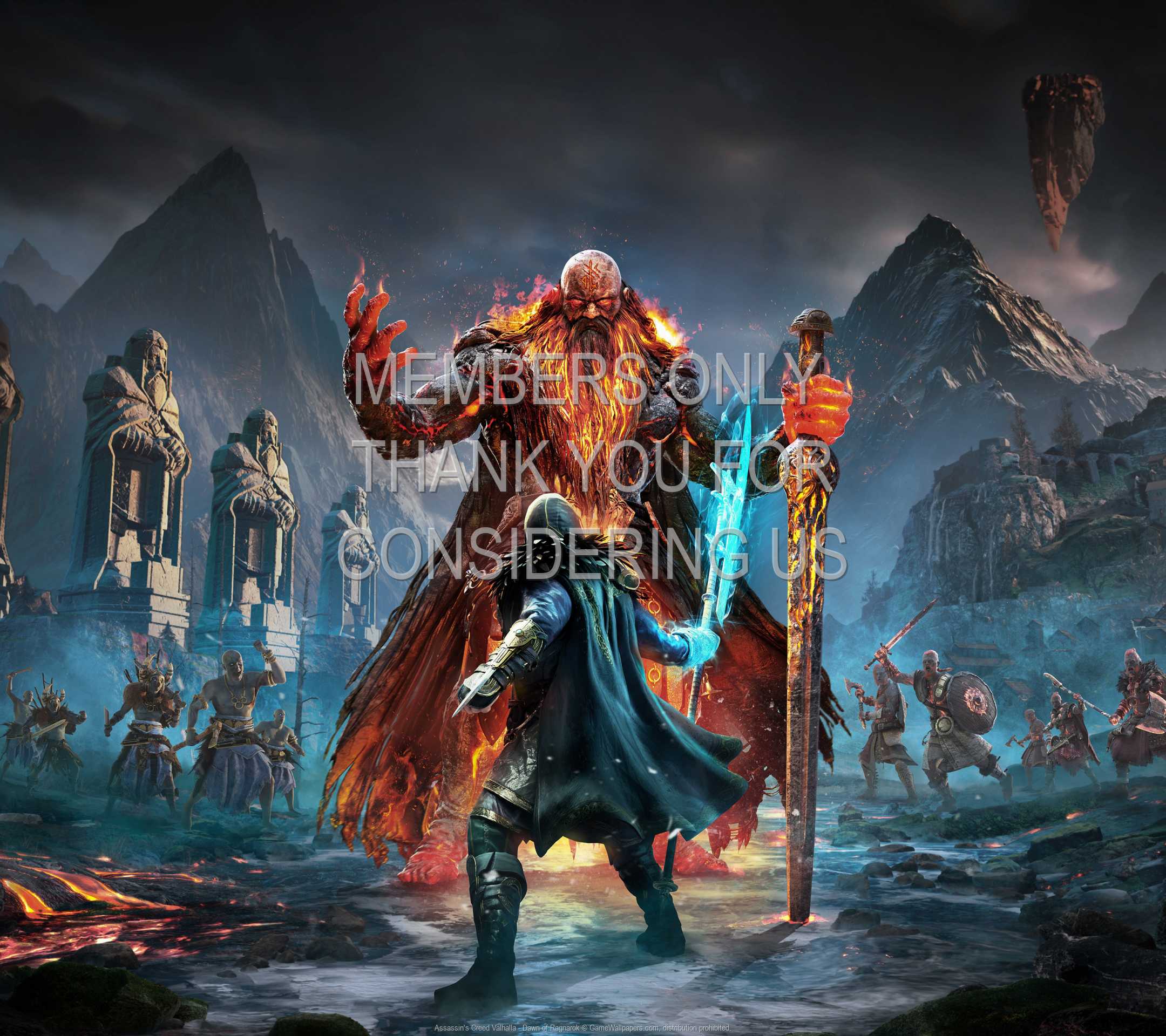 Assassin's Creed: Valhalla - Dawn of Ragnarok 1080p Horizontal Mobiele achtergrond 01