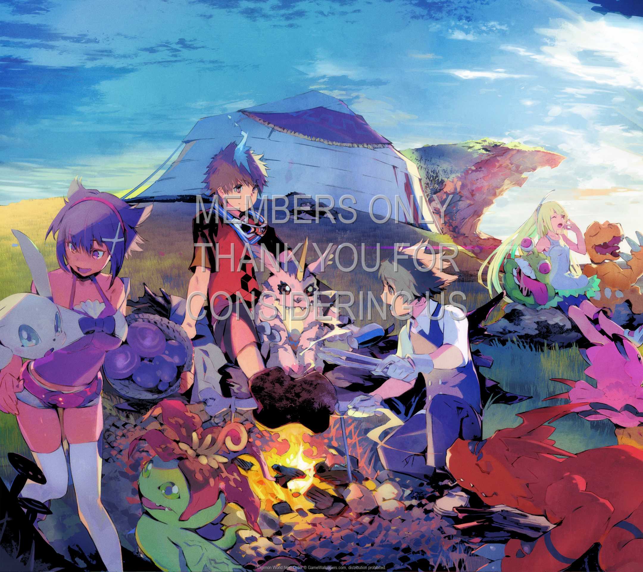 Digimon World: Next Order 1080p Horizontal Mobiele achtergrond 01