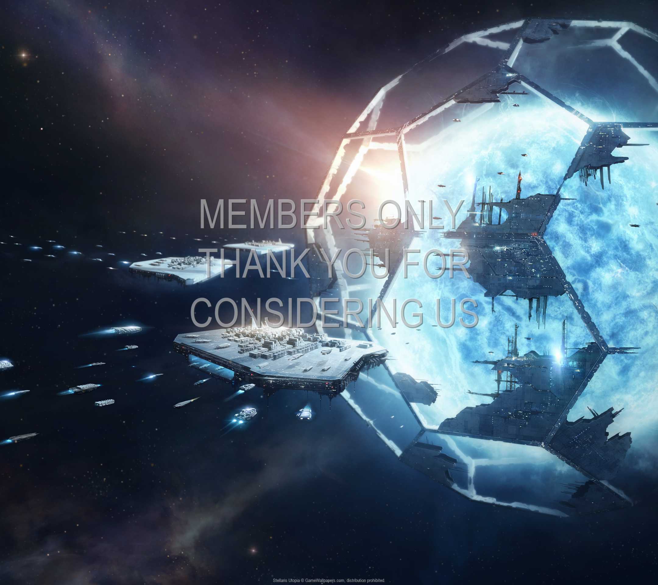 Stellaris Utopia 1080p Horizontal Mobiele achtergrond 01