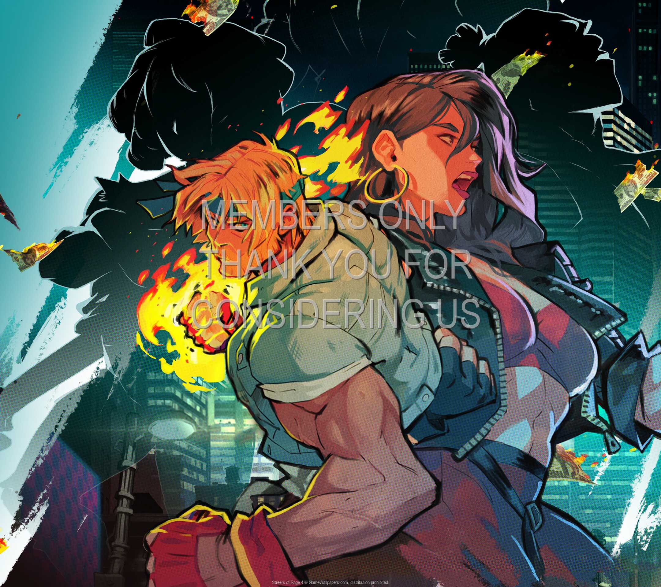 Streets of Rage 4 1080p Horizontal Mobiele achtergrond 01