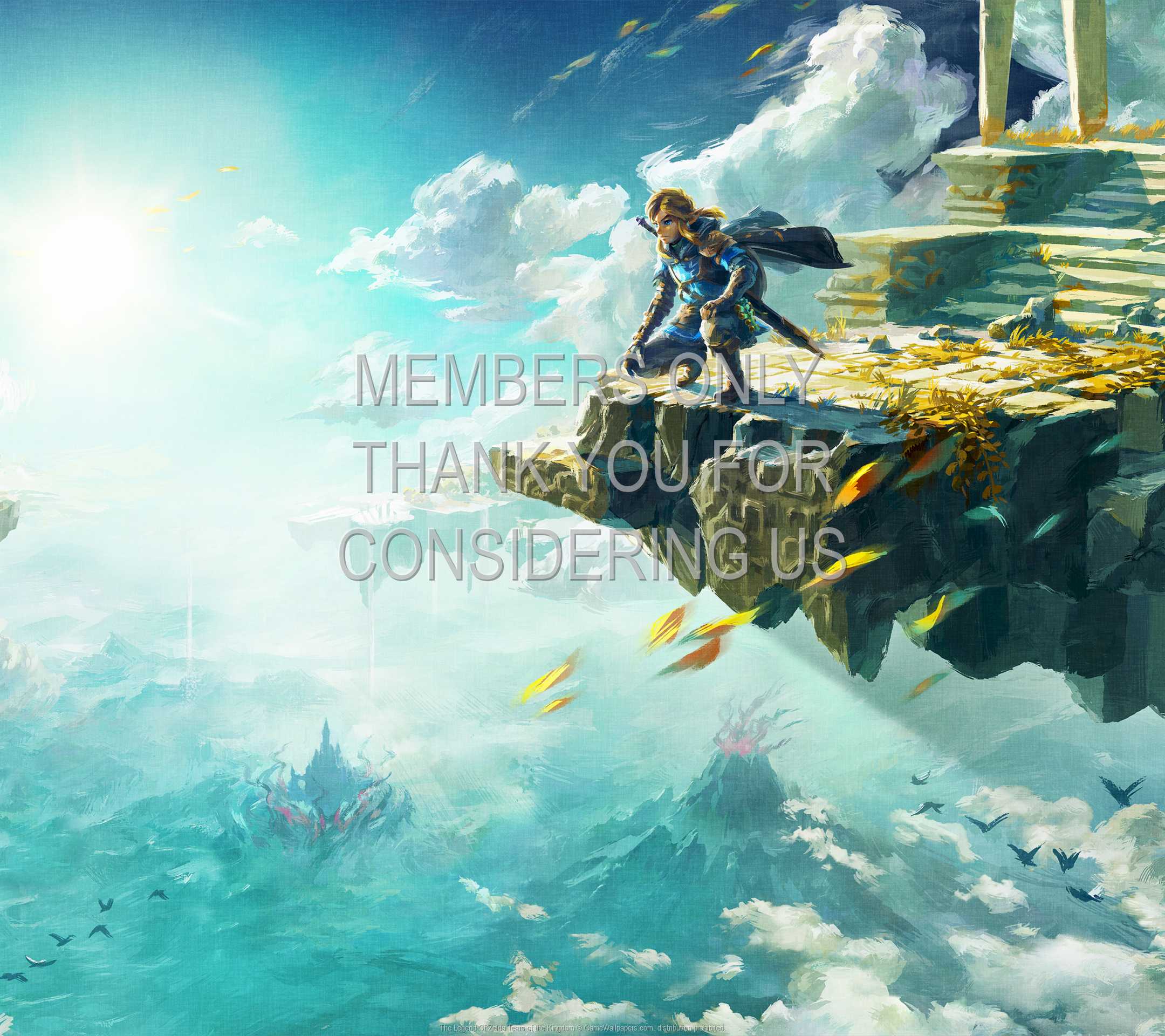 The Legend Of Zelda: Tears of the Kingdom 1080p Horizontal Mobile fond d'cran 01