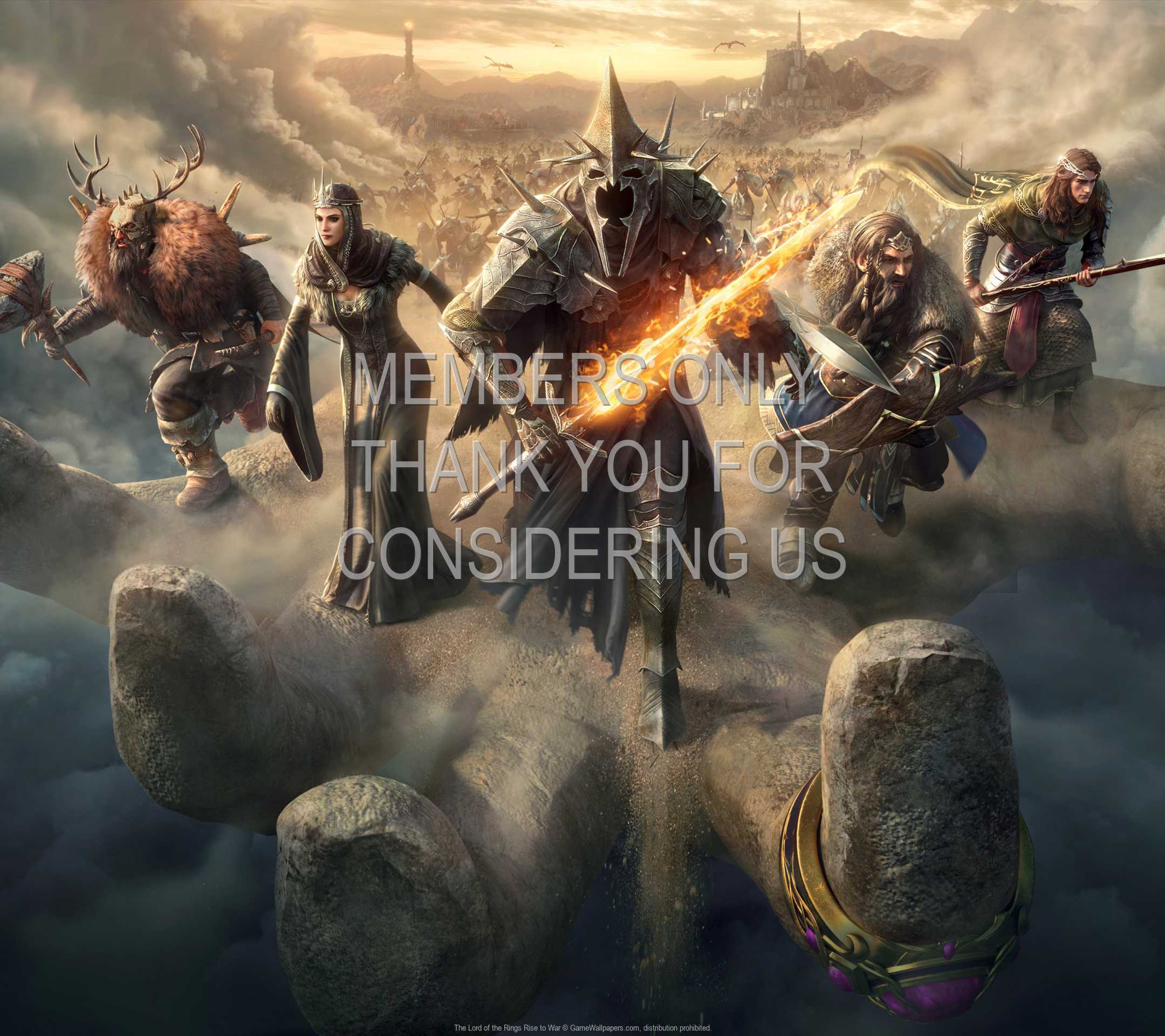 The Lord of the Rings: Rise to War 1080p Horizontal Mvil fondo de escritorio 01