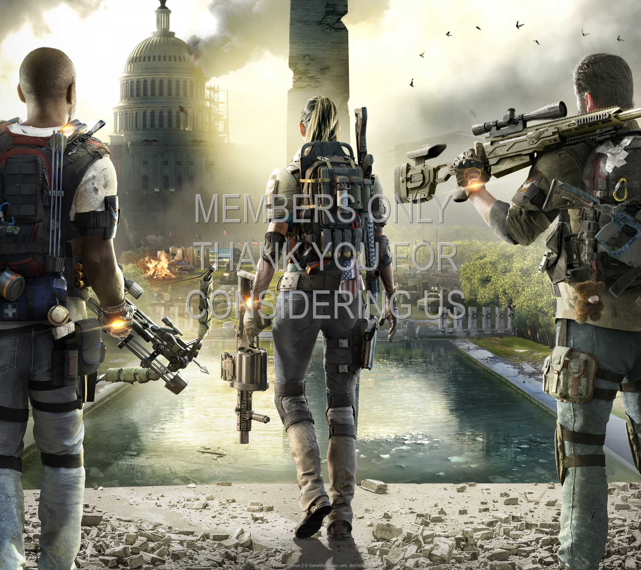 Tom Clancy's The Division 2 1080p Horizontal Mobiele achtergrond 01