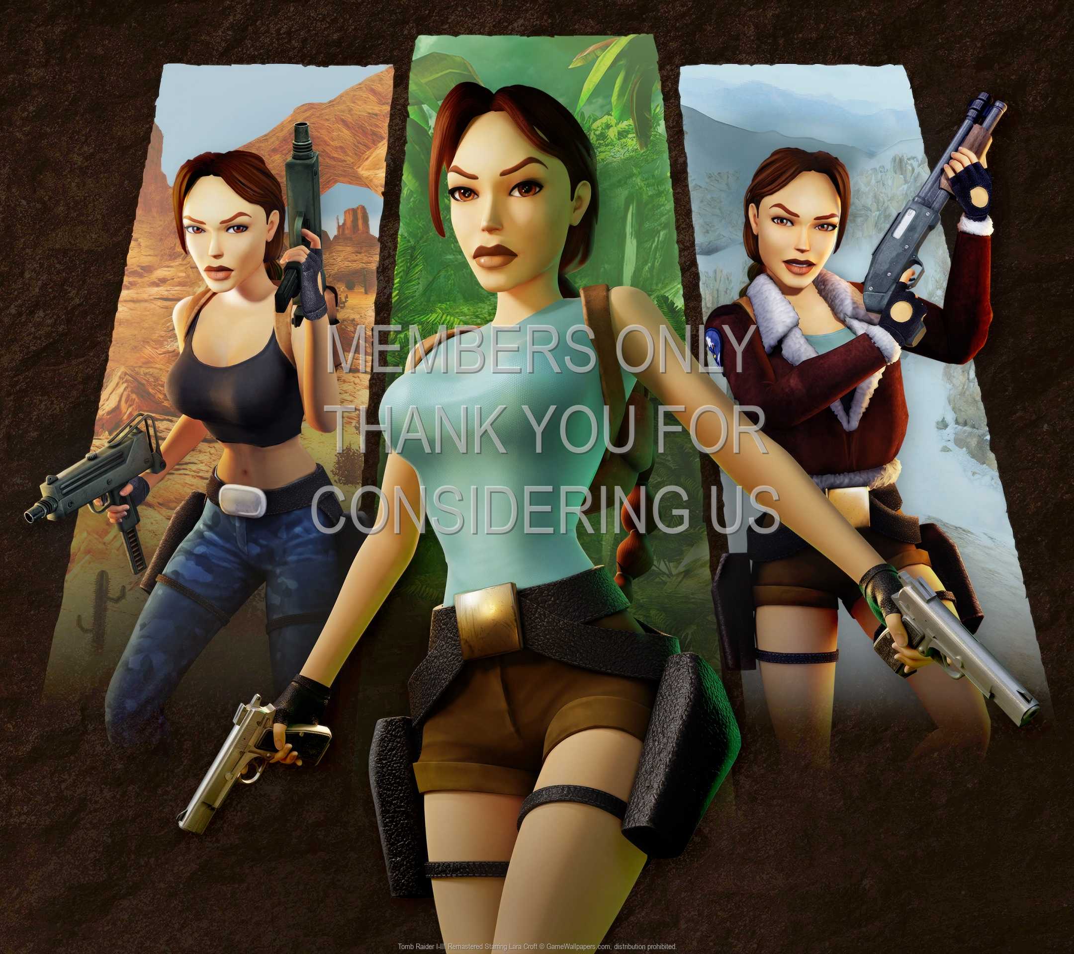Tomb Raider I-III Remastered Starring Lara Croft 1080p Horizontal Mobile fond d'cran 01