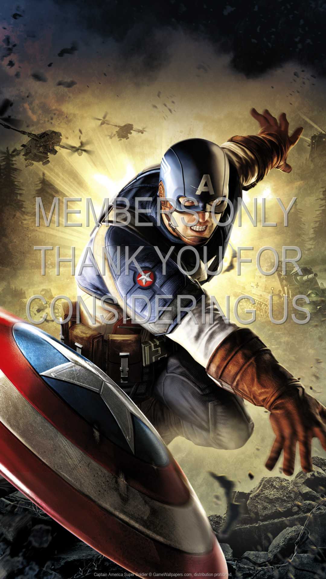 Captain America: Super Soldier 1080p Vertical Mobiele achtergrond 01