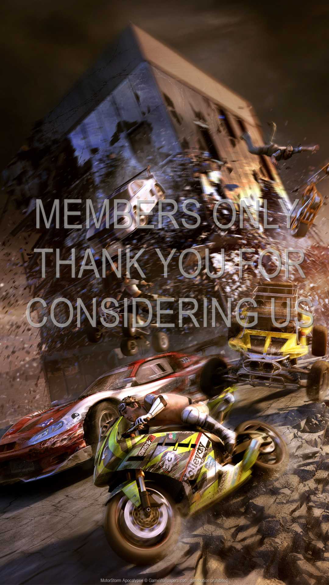MotorStorm Apocalypse 1080p Vertical Mobiele achtergrond 01