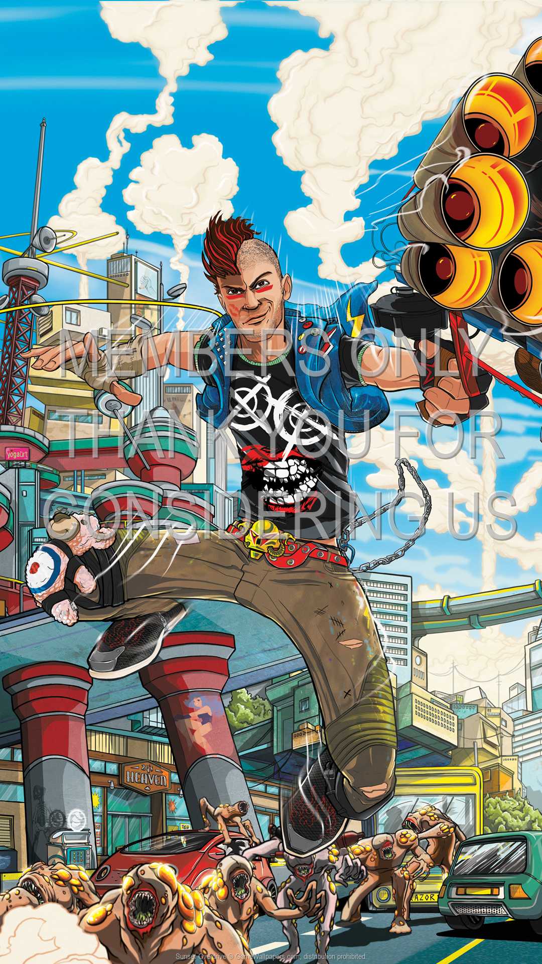 Sunset Overdrive 1080p%20Vertical Mobile wallpaper or background 01