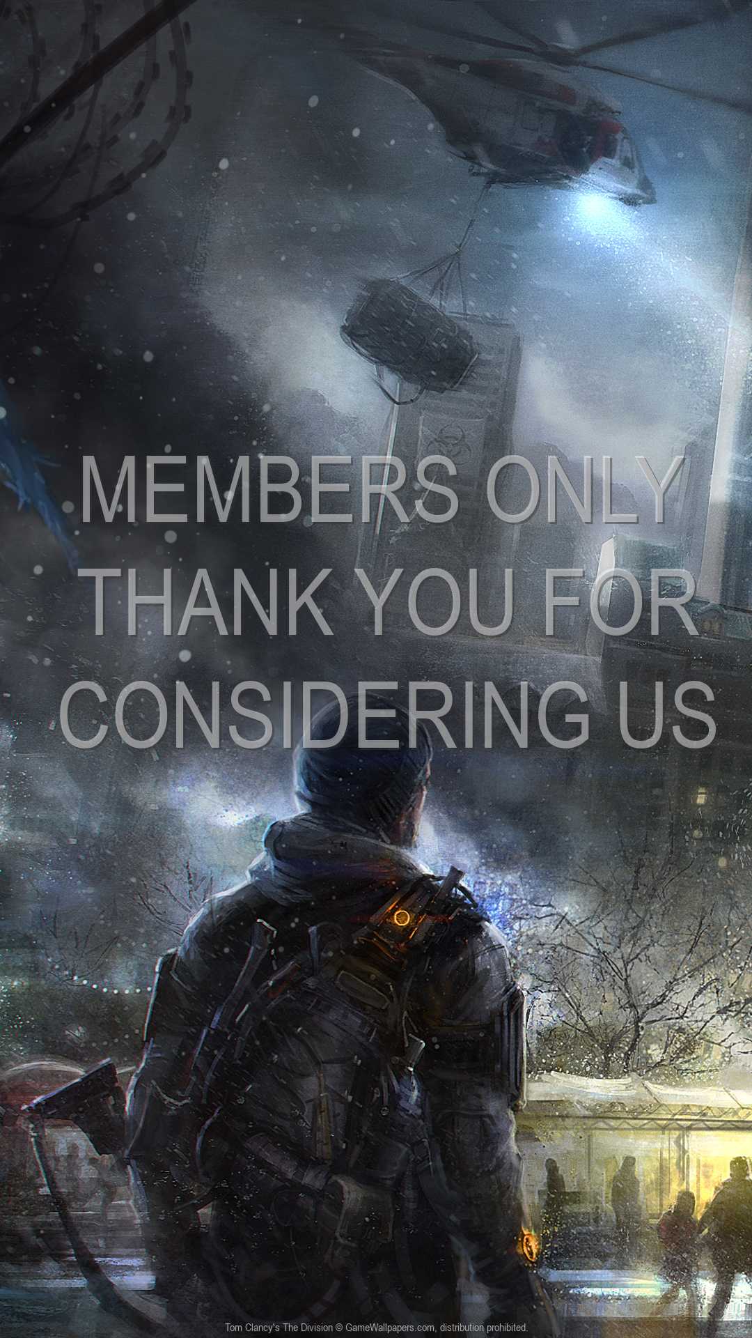 Tom Clancy's The Division 1080p Vertical Mobile wallpaper or background 01