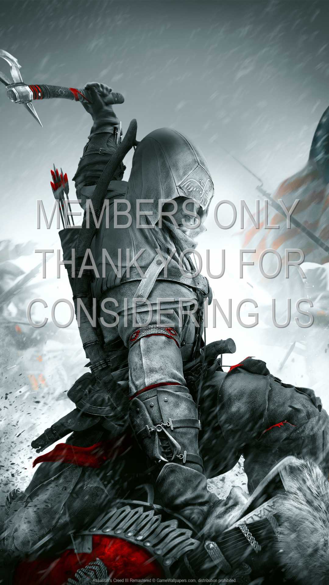 Assassin's Creed III: Remastered 1080p Vertical Handy Hintergrundbild 01