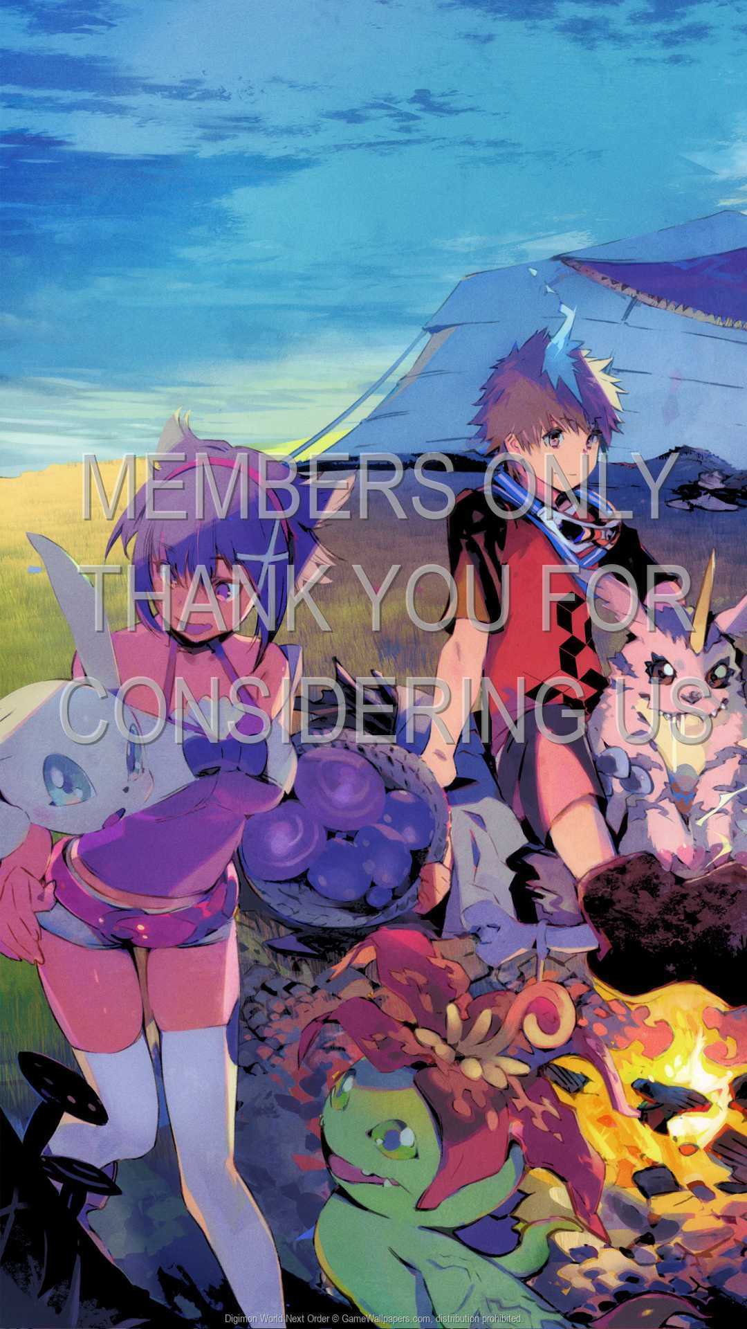 Digimon World: Next Order 1080p Vertical Handy Hintergrundbild 01