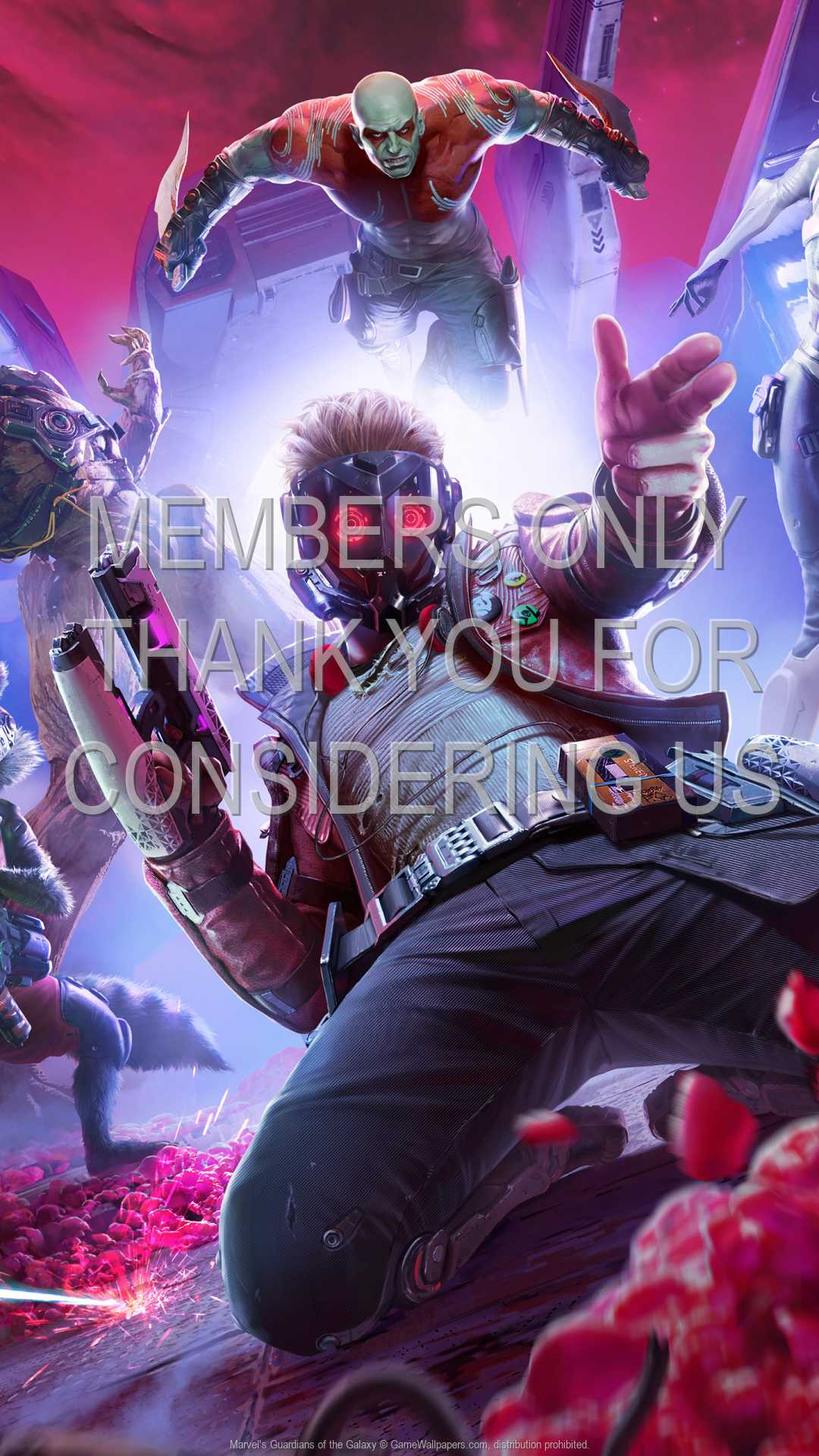Marvel's Guardians of the Galaxy 1080p Vertical Handy Hintergrundbild 01
