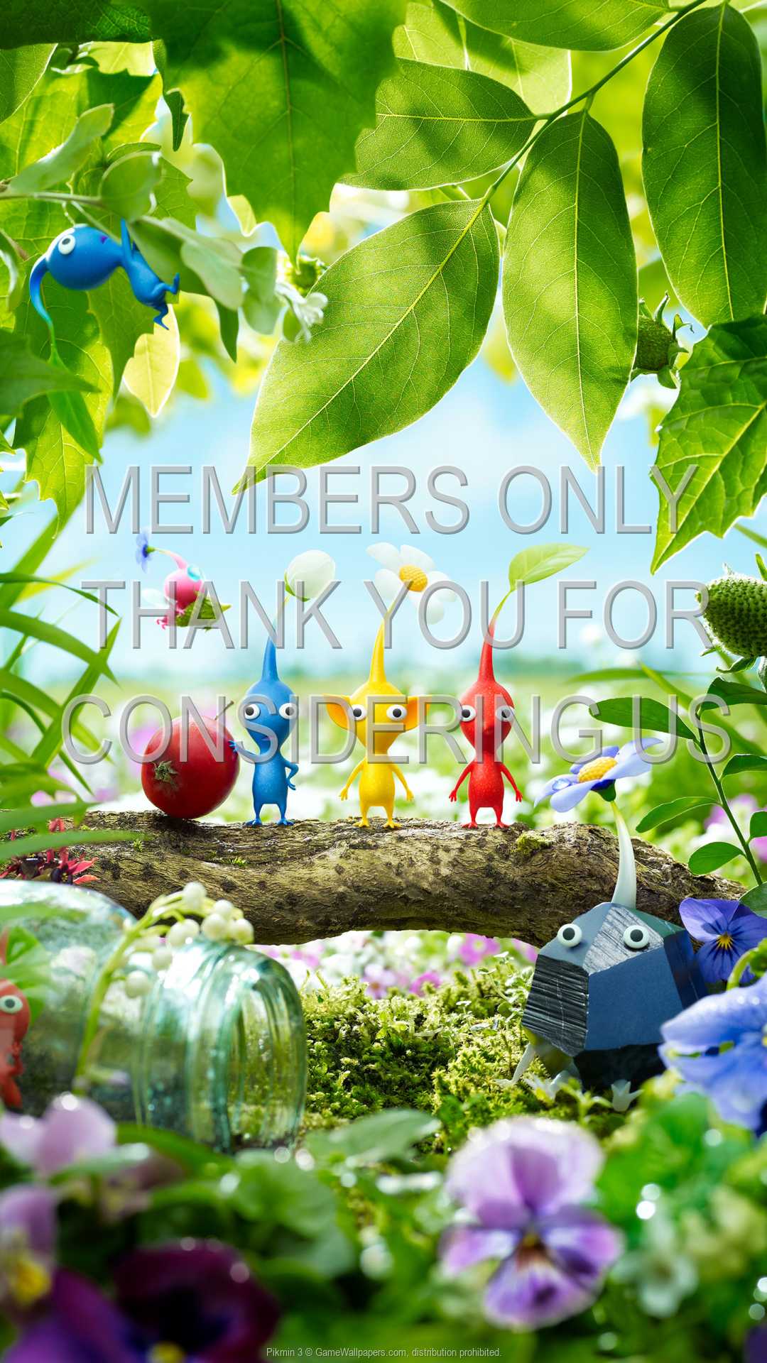 Pikmin 3 1080p Vertical Mobile wallpaper or background 01