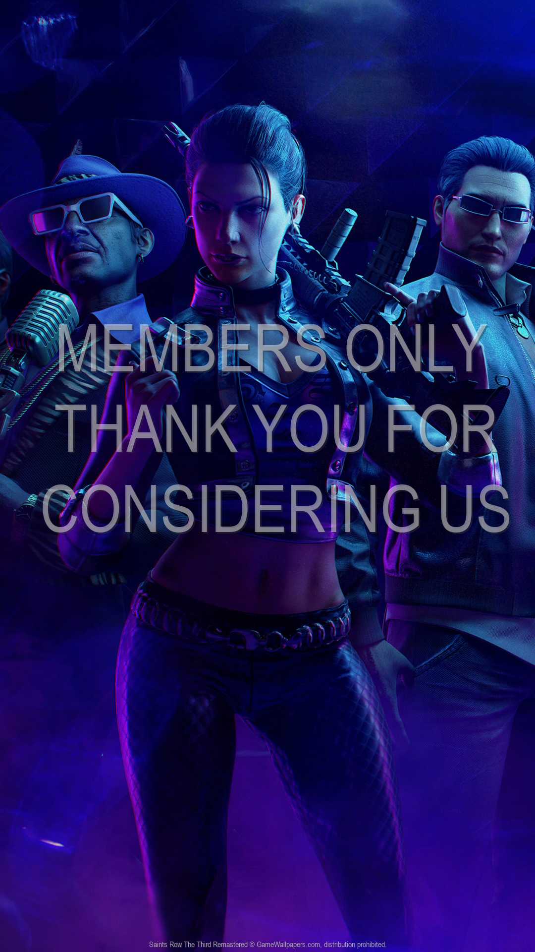 Saints Row: The Third Remastered 1080p Vertical Mobile wallpaper or background 01