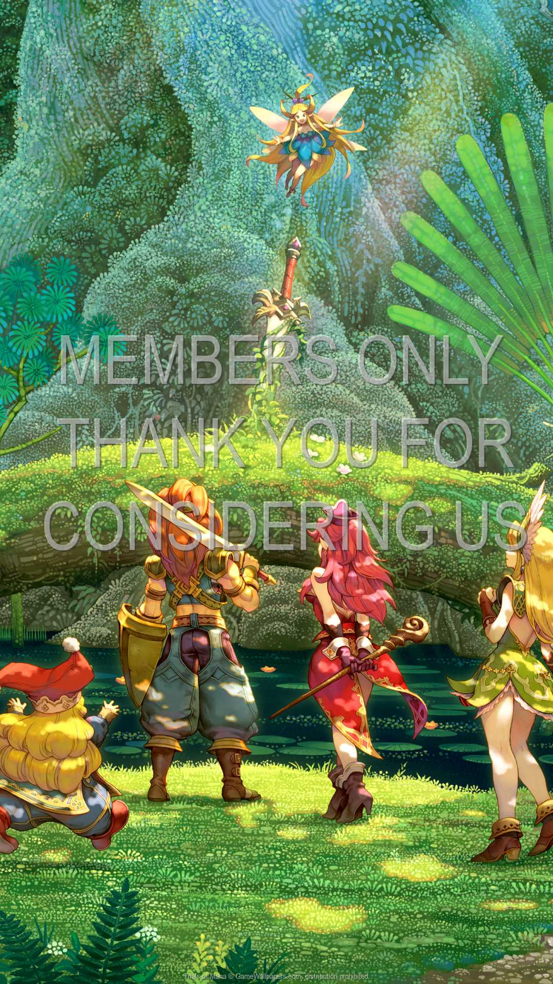Trials of Mana 1080p%20Vertical Mobiele achtergrond 01