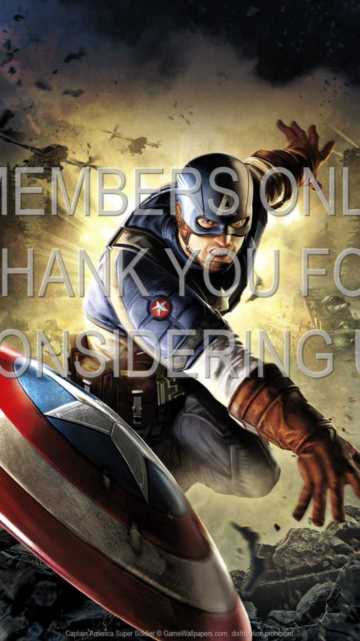 Captain America: Super Soldier 720p Vertical Mobile fond d'cran 01