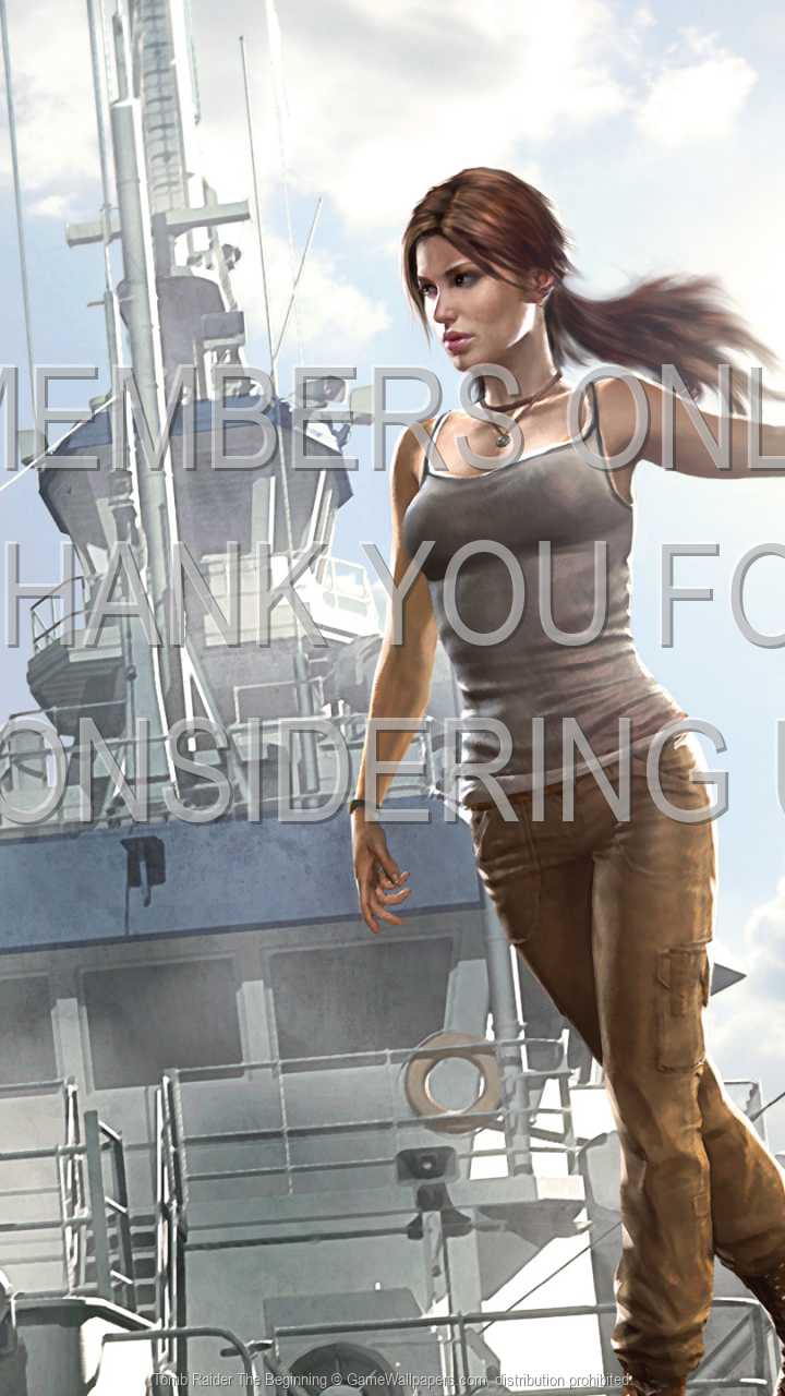 Tomb Raider: The Beginning 720p Vertical Mobile fond d'cran 01
