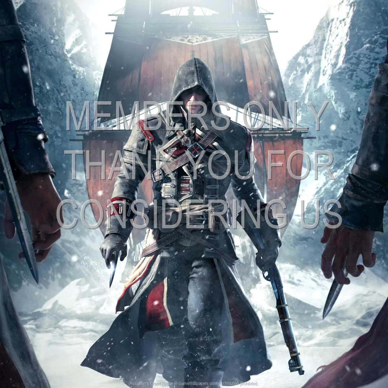 Assassin's Creed: Rogue 720p Horizontal Mobile fond d'cran 01