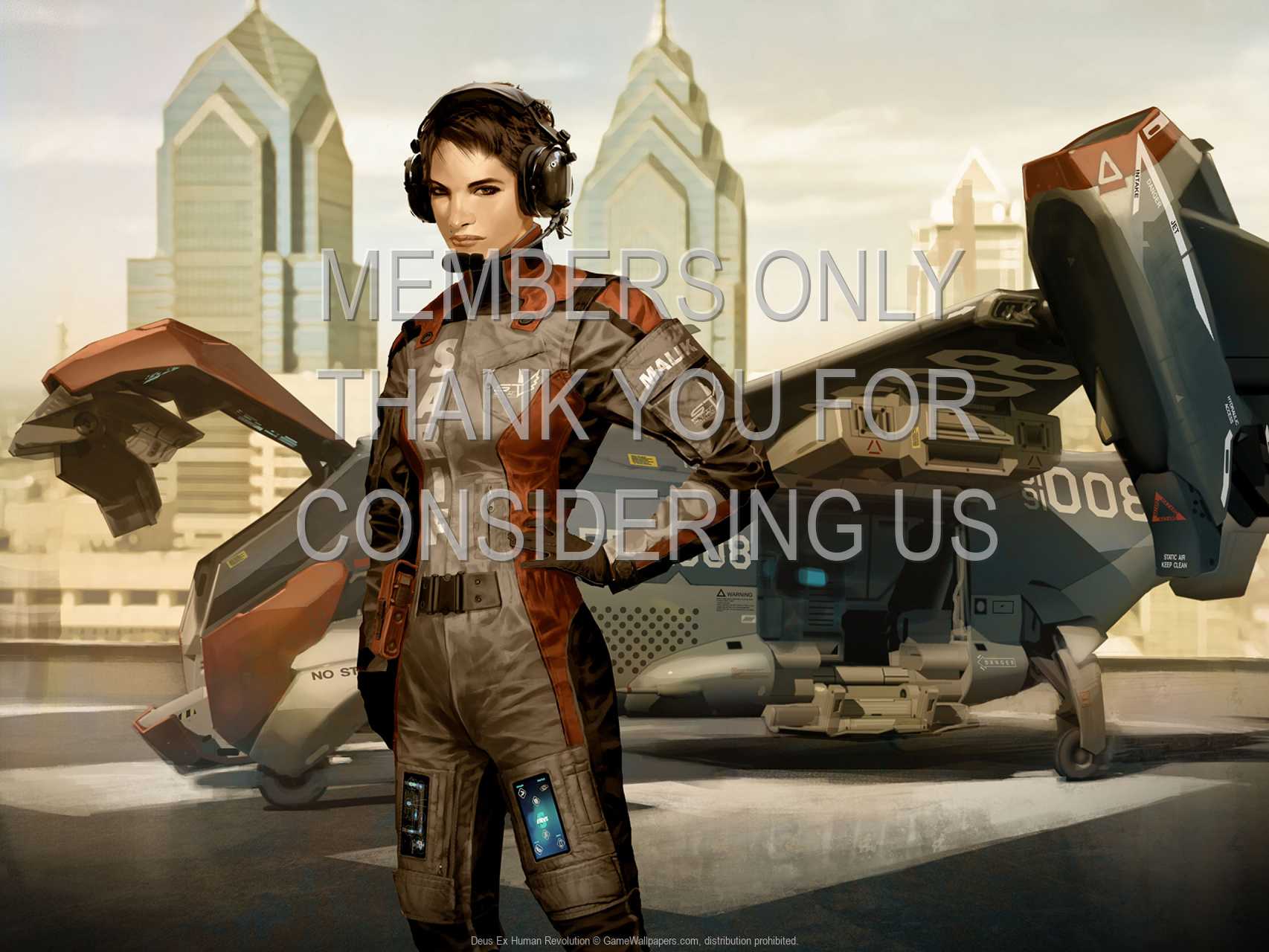 Deus Ex: Human Revolution 720p Horizontal Mobile fond d'cran 01