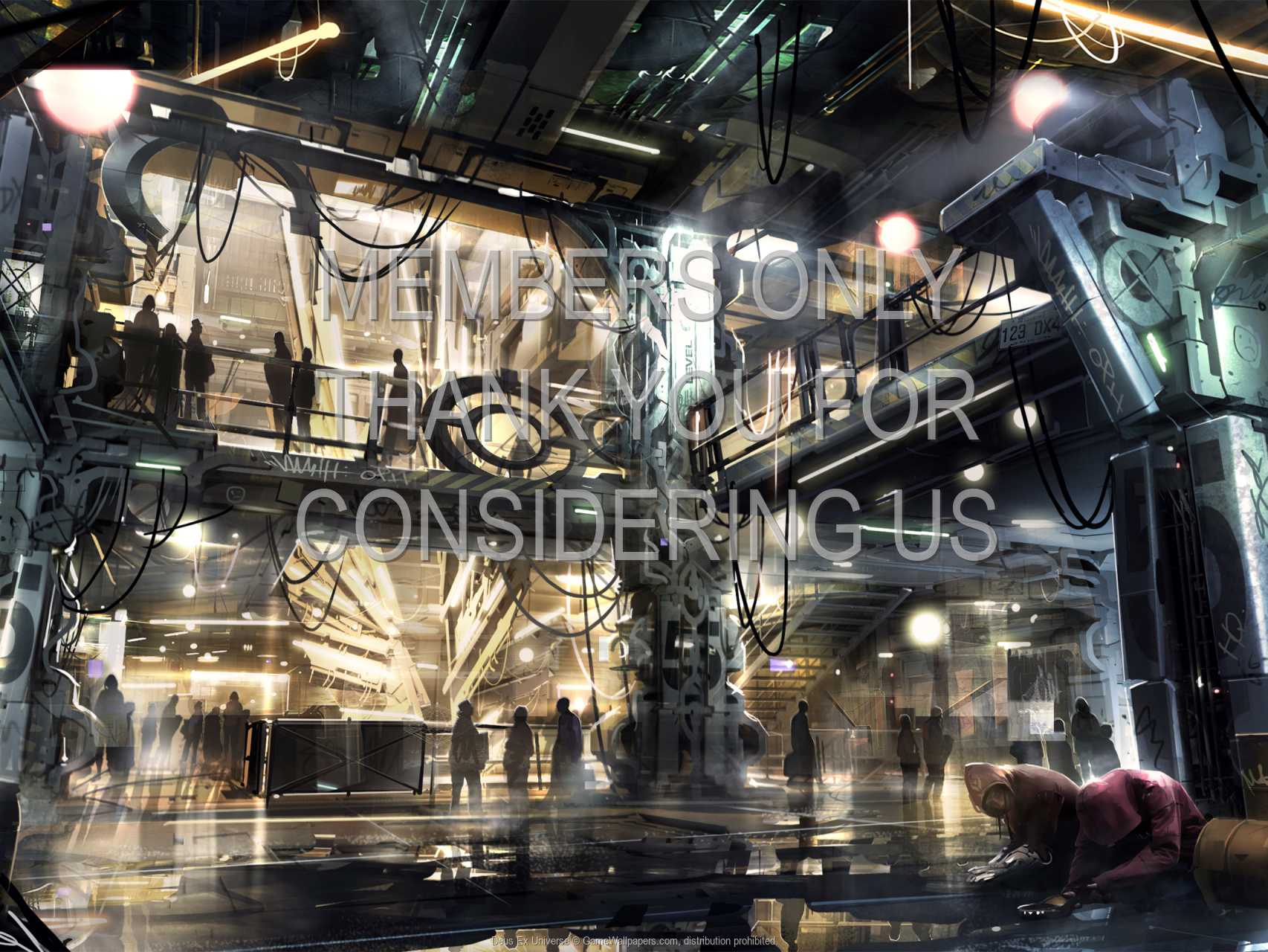 Deus Ex: Universe 720p Horizontal Mobiele achtergrond 01