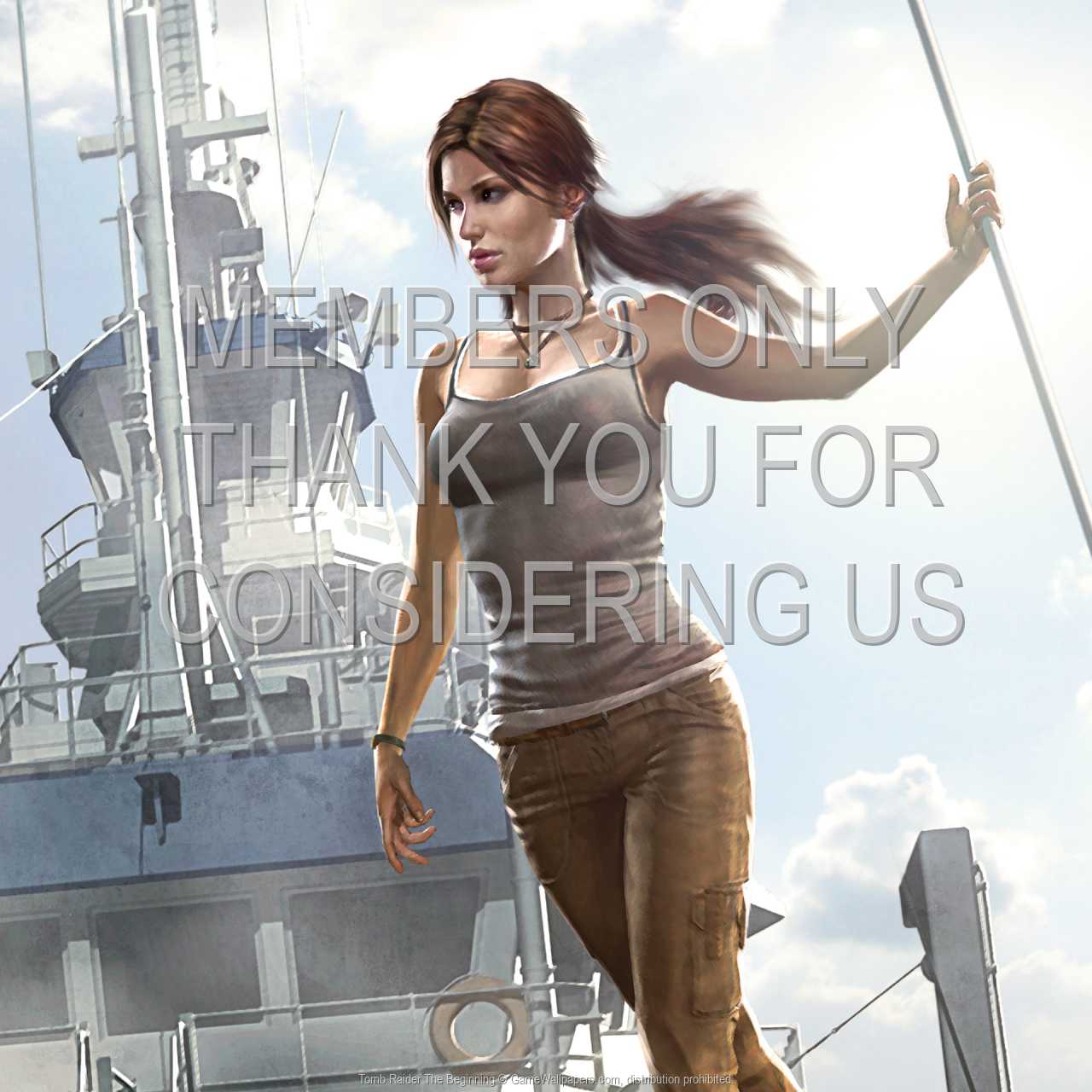 Tomb Raider: The Beginning 720p Horizontal Mobile fond d'cran 01