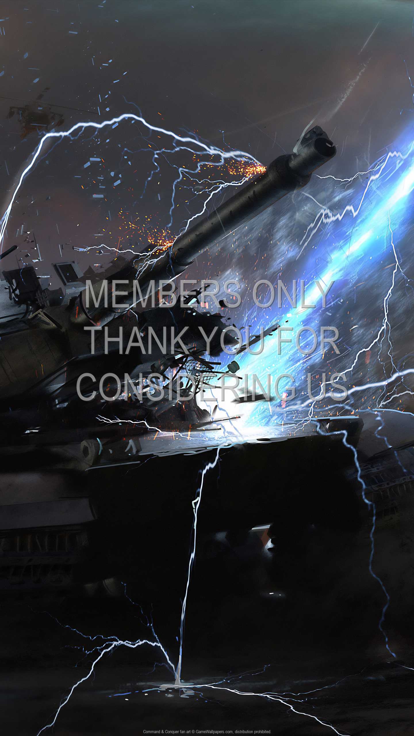 Command & Conquer fan art 1440p Vertical Mobiele achtergrond 01