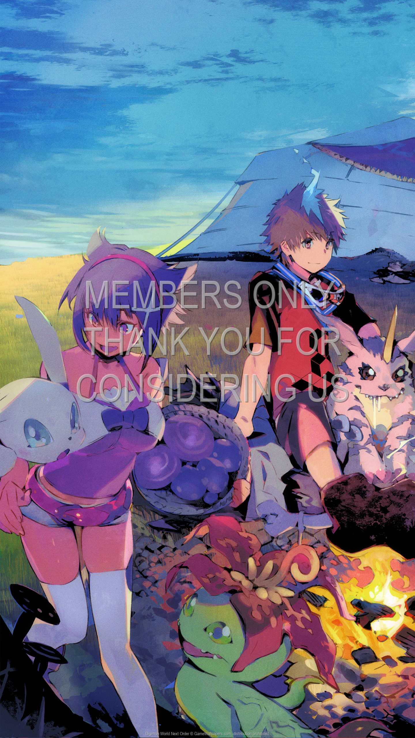 Digimon World: Next Order 1440p Vertical Handy Hintergrundbild 01