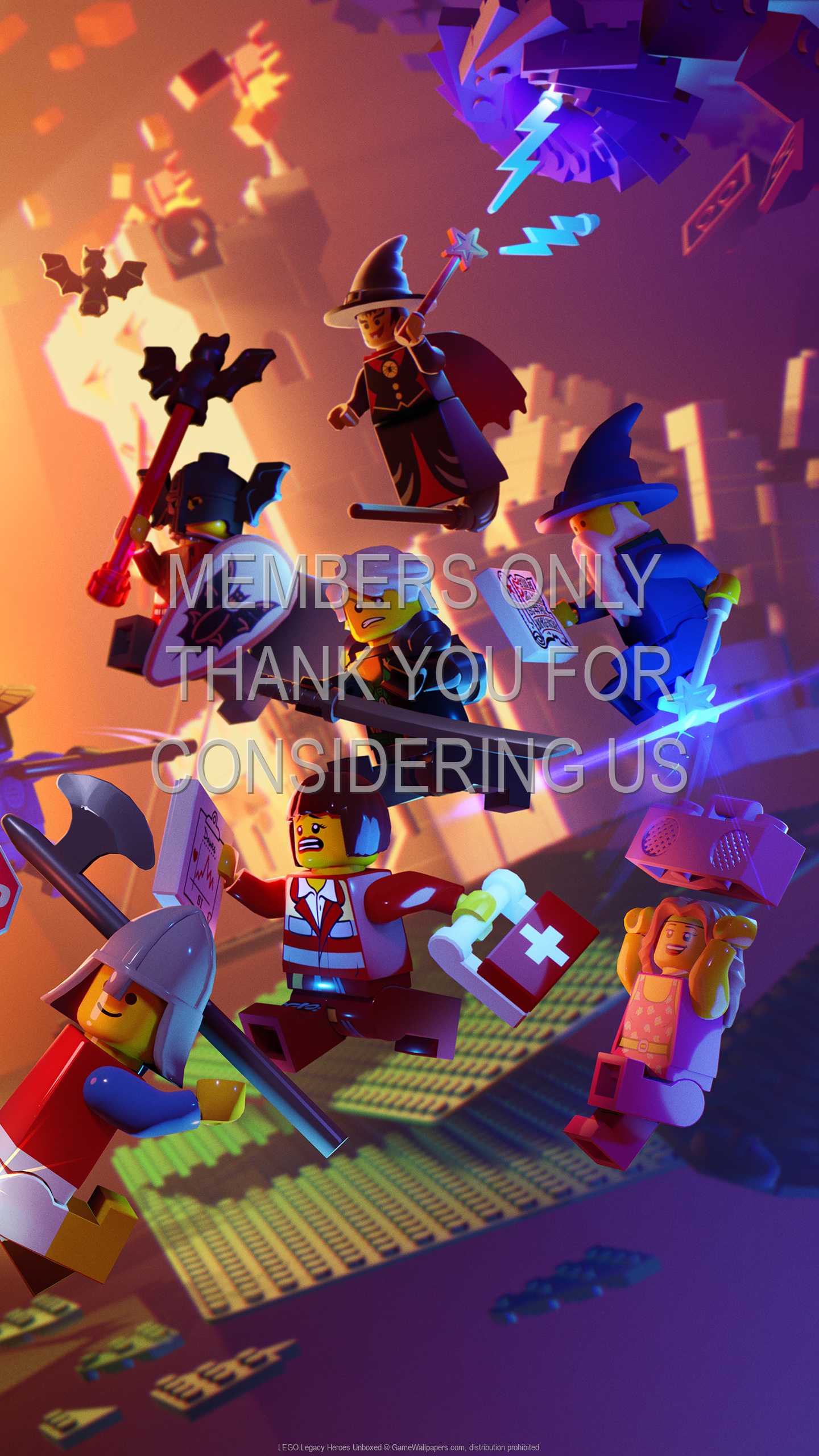 LEGO Legacy: Heroes Unboxed 1440p Vertical Handy Hintergrundbild 01