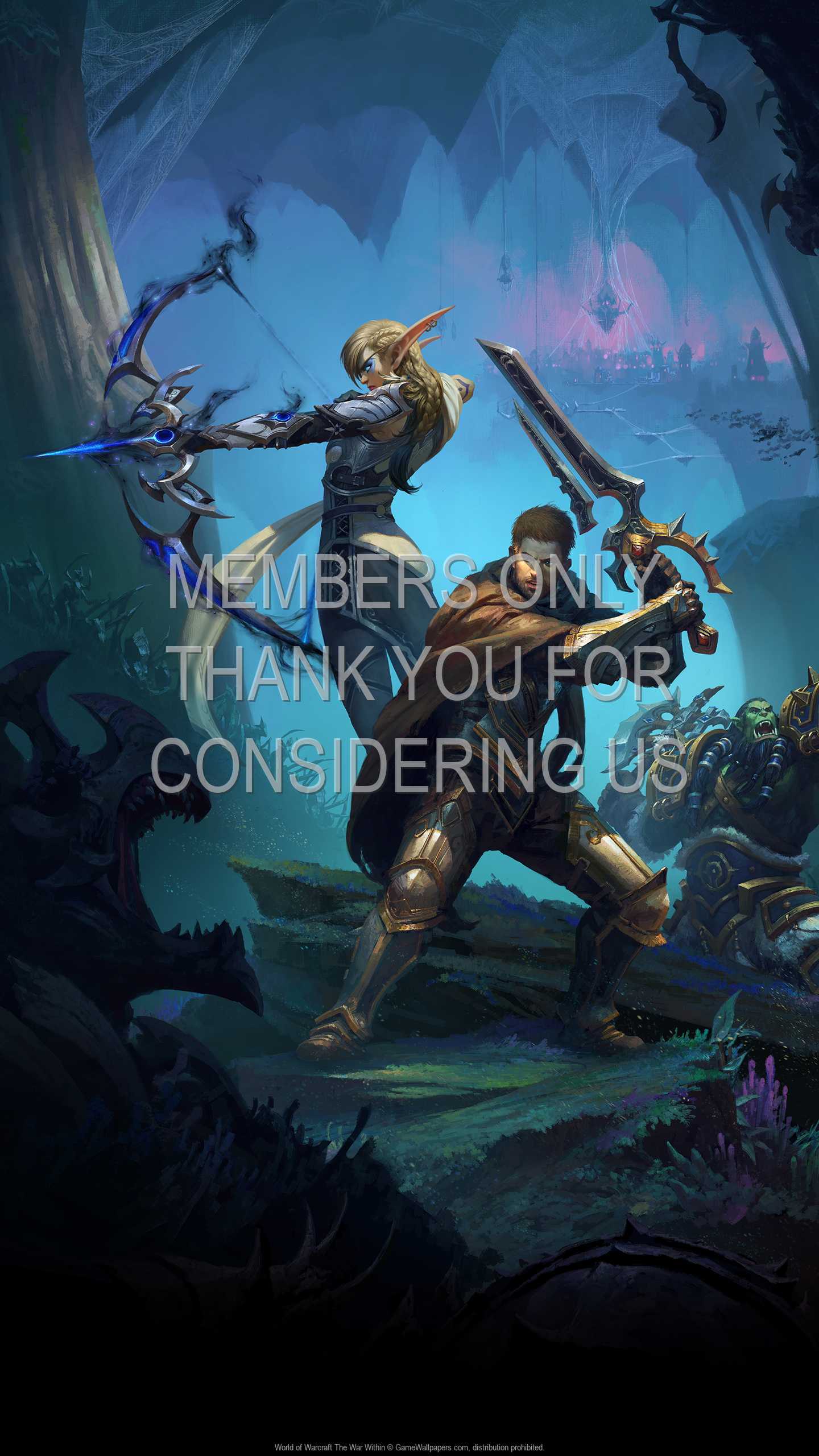 World of Warcraft: The War Within 1440p Vertical Handy Hintergrundbild 01